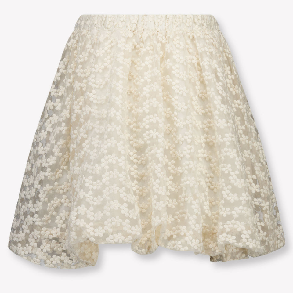 Donsje Amsterdam Ilea Kinder Meisjes Rokje In Off White