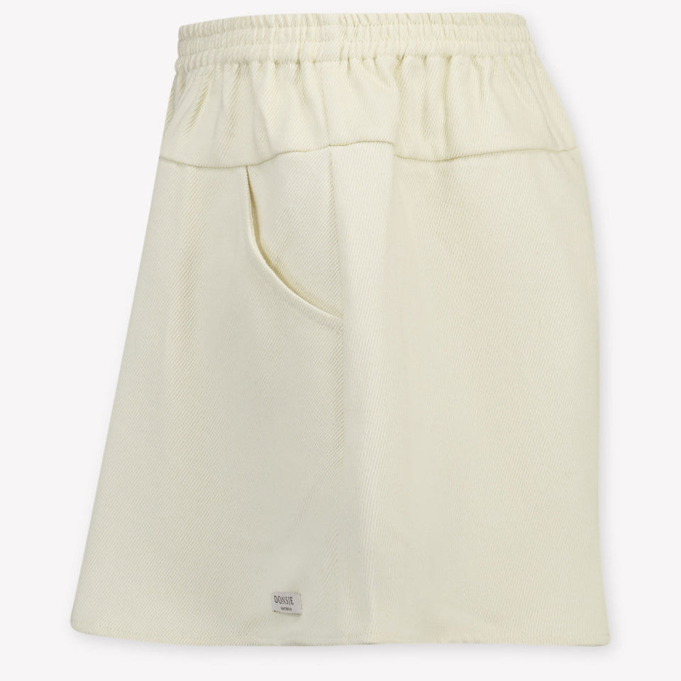 Donsje Amsterdam Mazena Kinder Meisjes Shorts In Licht Beige