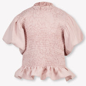 Donsje Amsterdam Sorien Kinder Meisjes T-Shirt In Licht Roze