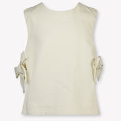 Donsje Amsterdam Veeri Kinder Meisjes T-Shirt In Licht Beige