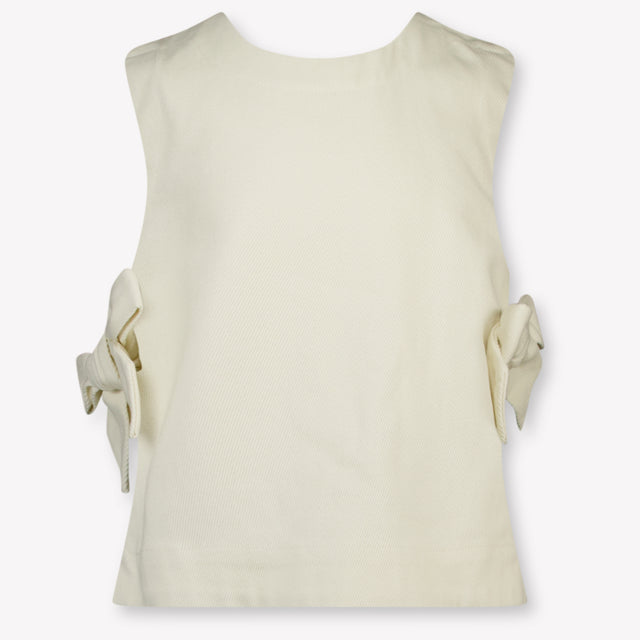 Donsje Amsterdam Veeri Kinder Meisjes T-Shirt In Licht Beige