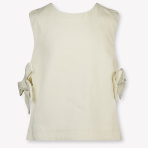 Donsje Amsterdam Veeri Kinder Meisjes T-Shirt In Licht Beige