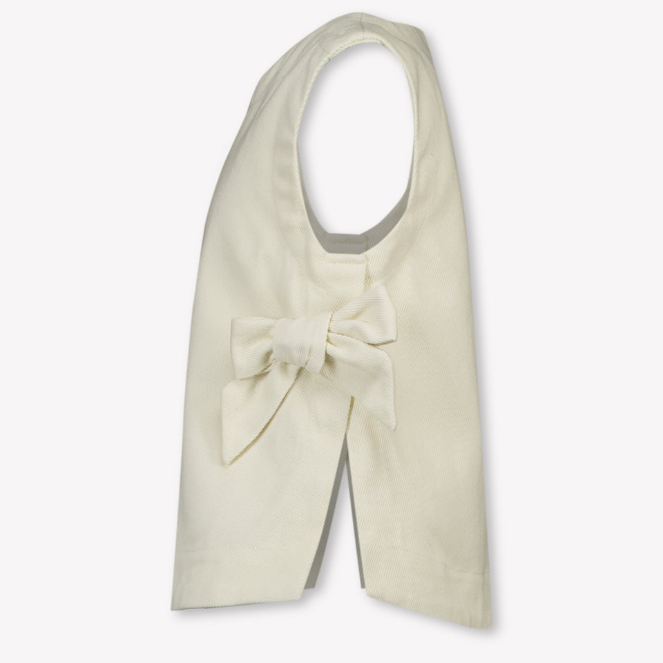 Donsje Amsterdam Veeri Kinder Meisjes T-Shirt In Licht Beige