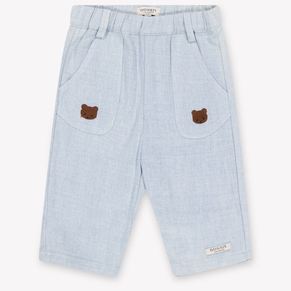 Donsje Amsterdam Kassim Baby Jongens Jeans In Licht Blauw