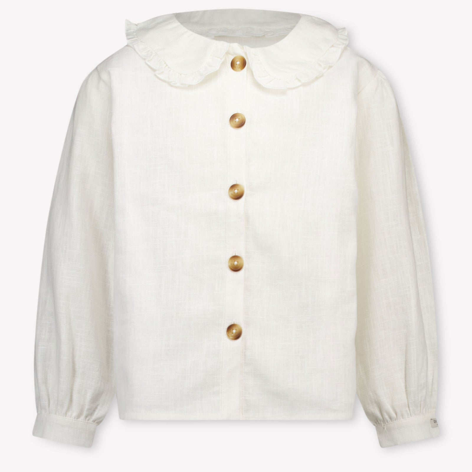 Donsje Amsterdam Luikje Kinder Meisjes Blouse In Off White