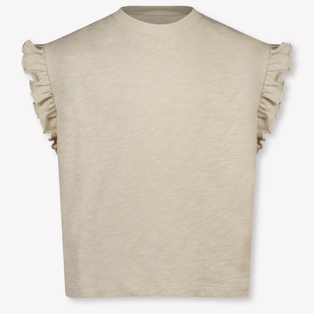 Donsje Amsterdam Nuriel Kinder Meisjes T-Shirt In Licht Beige