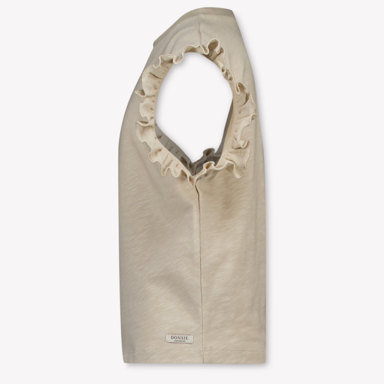 Donsje Amsterdam Nuriel Kinder Meisjes T-Shirt In Licht Beige