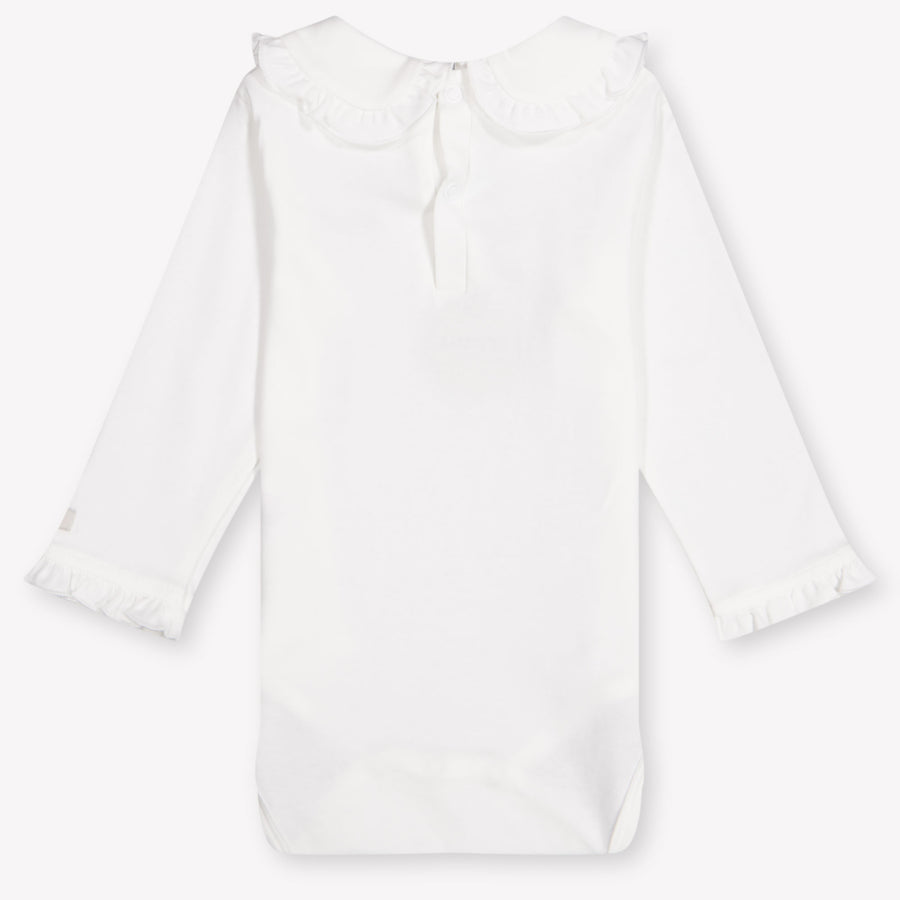 Donsje Amsterdam Dovie Baby Meisjes Rompertje In Off White