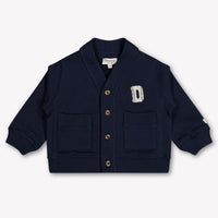 Donsje Amsterdam Maukie Baby Unisex Vest In Navy