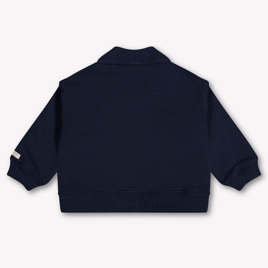 Donsje Amsterdam Maukie Baby Unisex Vest In Navy