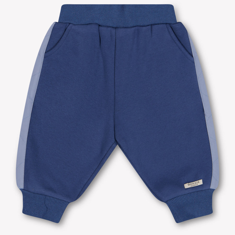 Donsje Amsterdam Noorien Baby Unisex Broek In Donker Blauw