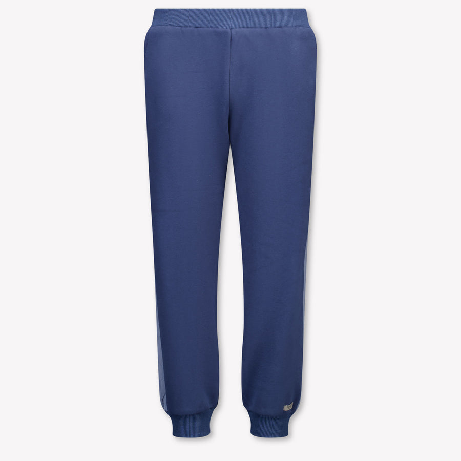 Donsje Amsterdam Noorien Kinder Unisex Broek In Donker Blauw