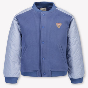 Donsje Amsterdam Noal Kinder Jongens Vest In Donker Blauw