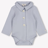 Donsje Amsterdam Finnian Baby Jongens Rompertje In Licht Blauw