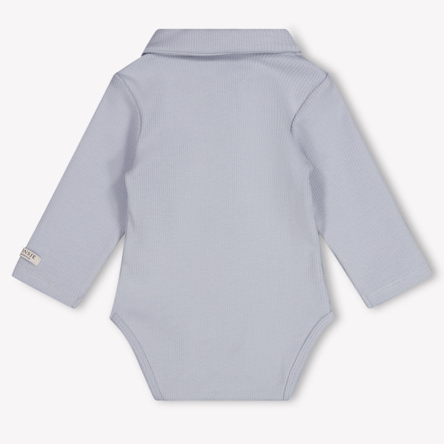 Donsje Amsterdam Finnian Baby Jongens Rompertje In Licht Blauw