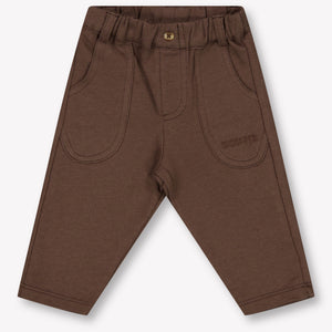 Donsje Amsterdam Gustaaf Baby Jongens Broek In Donker Bruin