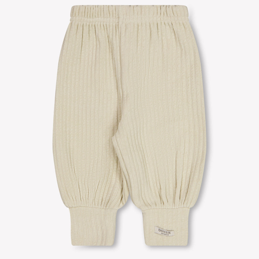 Donsje Amsterdam Jipie Baby Meisjes Broek In Licht Beige