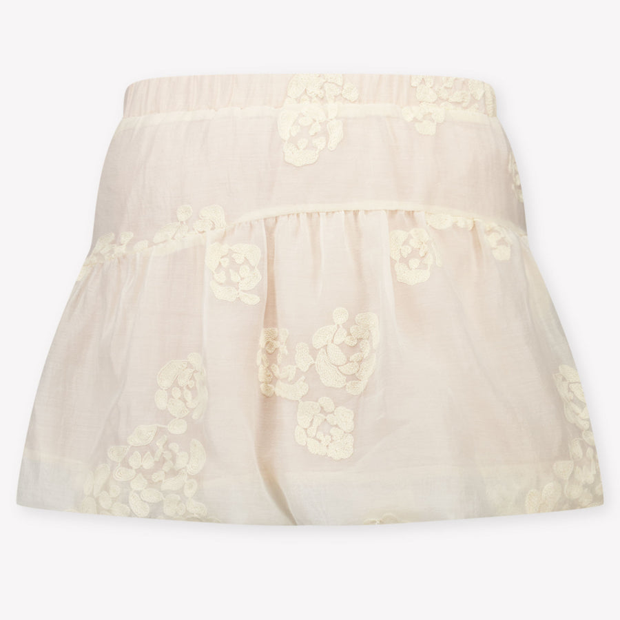 Donsje Amsterdam Kinder Meisjes Rokje In Off White