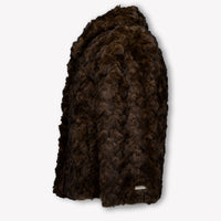 Donsje Amsterdam Kinder Meisjes Faux Fur Jassen In Bruin