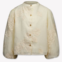 Donsje Amsterdam Kinder Meisjes Blouse In Off White