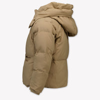 Donsje Amsterdam Kinder Jongens Winterjas In Taupe