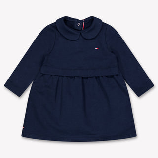 Tommy Hilfiger Baby Meisjes Jurk In Navy