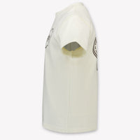 Croyez Kinder Jongens T-Shirt In Off White