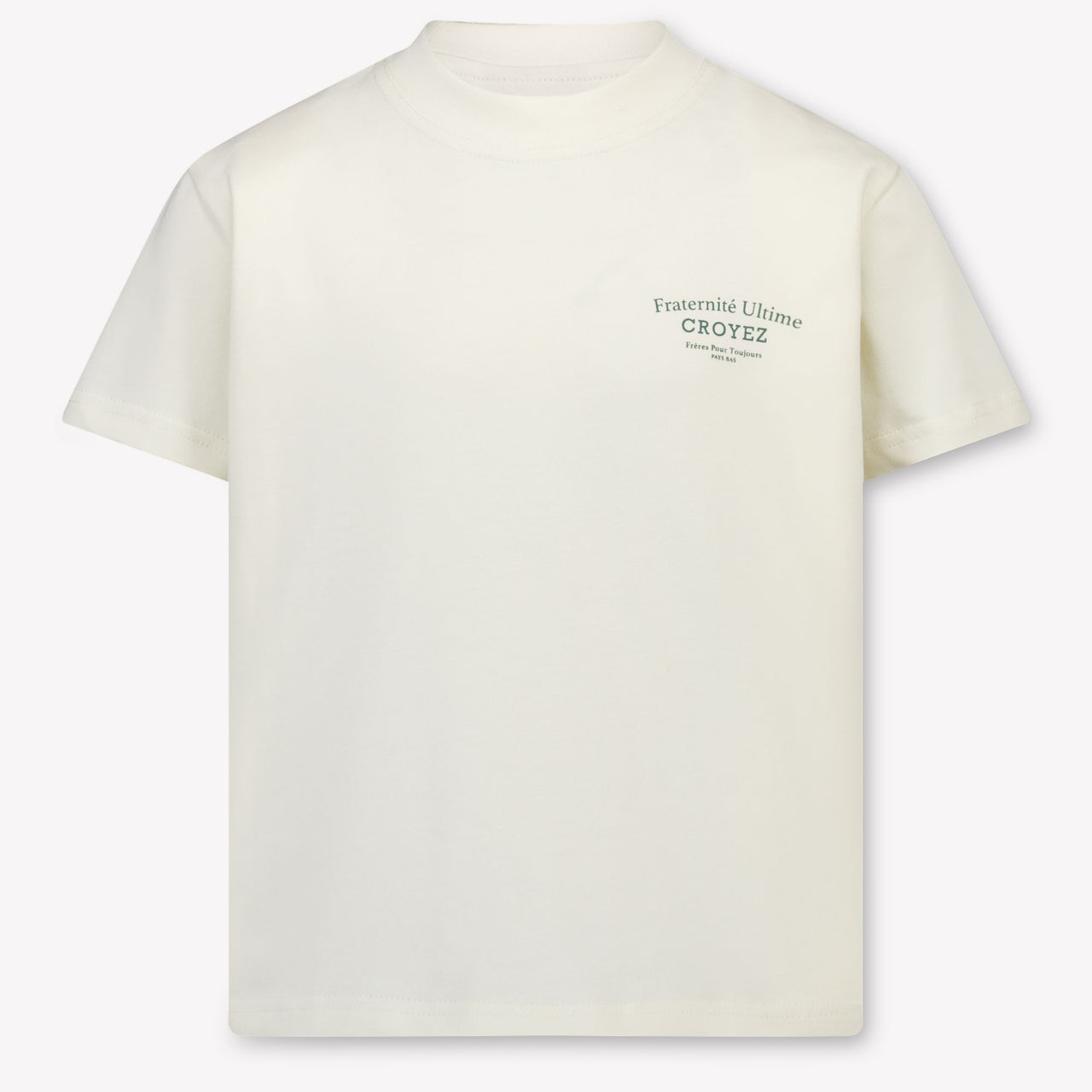 Croyez Kinder Jongens T-Shirt In Off White