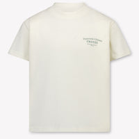 Croyez Kinder Jongens T-Shirt In Off White