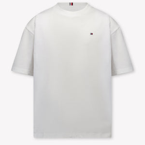 Tommy Hilfiger Kinder Jongens T-Shirt In Wit