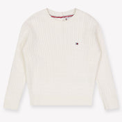Tommy Hilfiger Baby Meisjes Trui In Off White