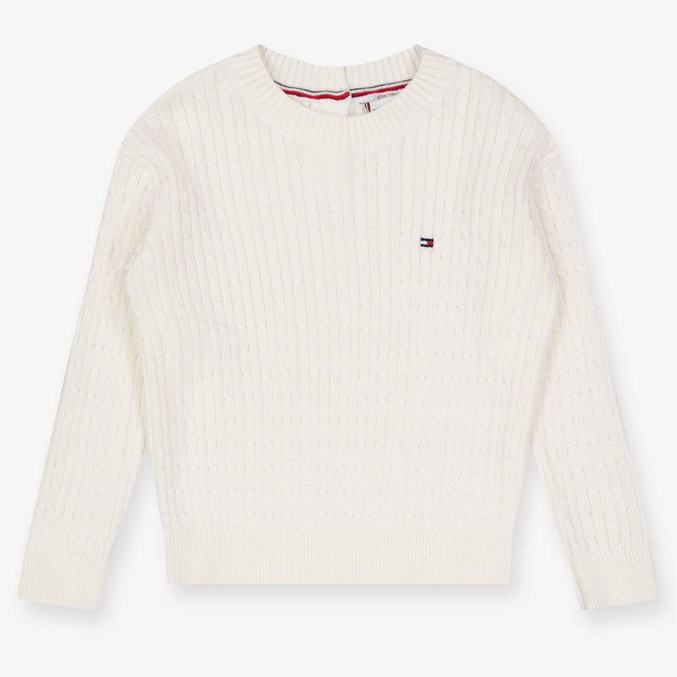 Tommy Hilfiger Baby Meisjes Trui In Off White