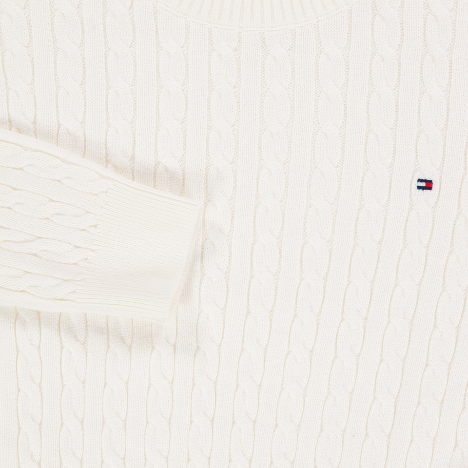 Tommy Hilfiger Kinder Meisjes Trui In Off White