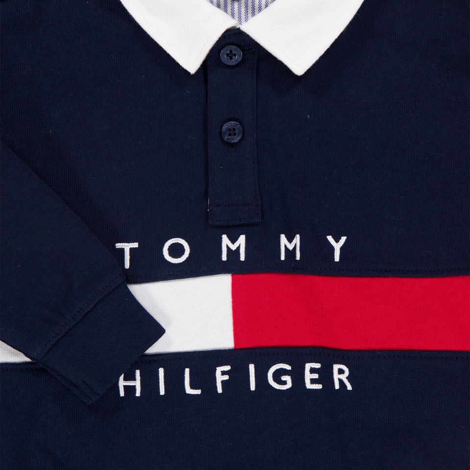 Tommy Hilfiger Baby Jongens Polo In Navy