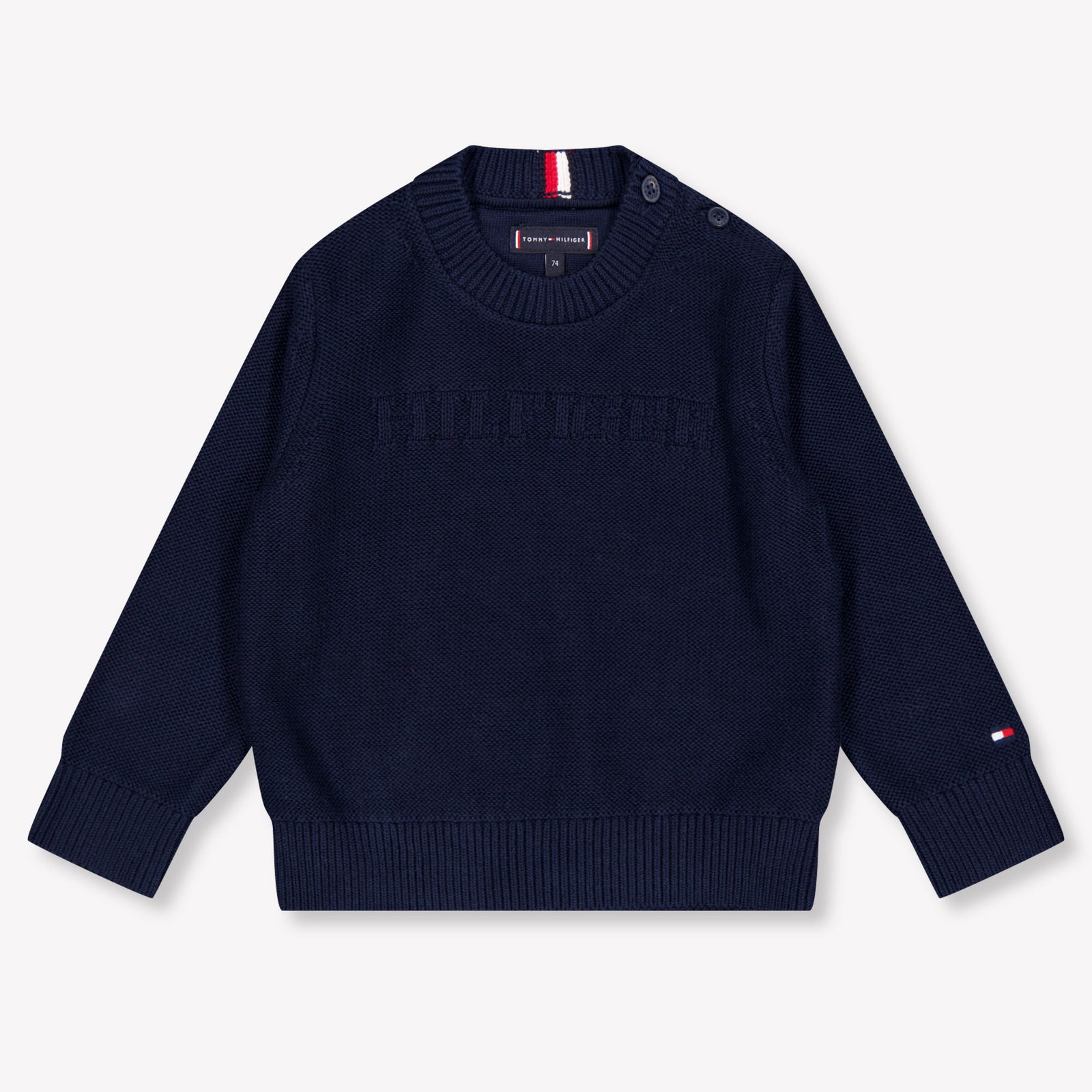 Tommy Hilfiger Baby Jongens Trui In Navy