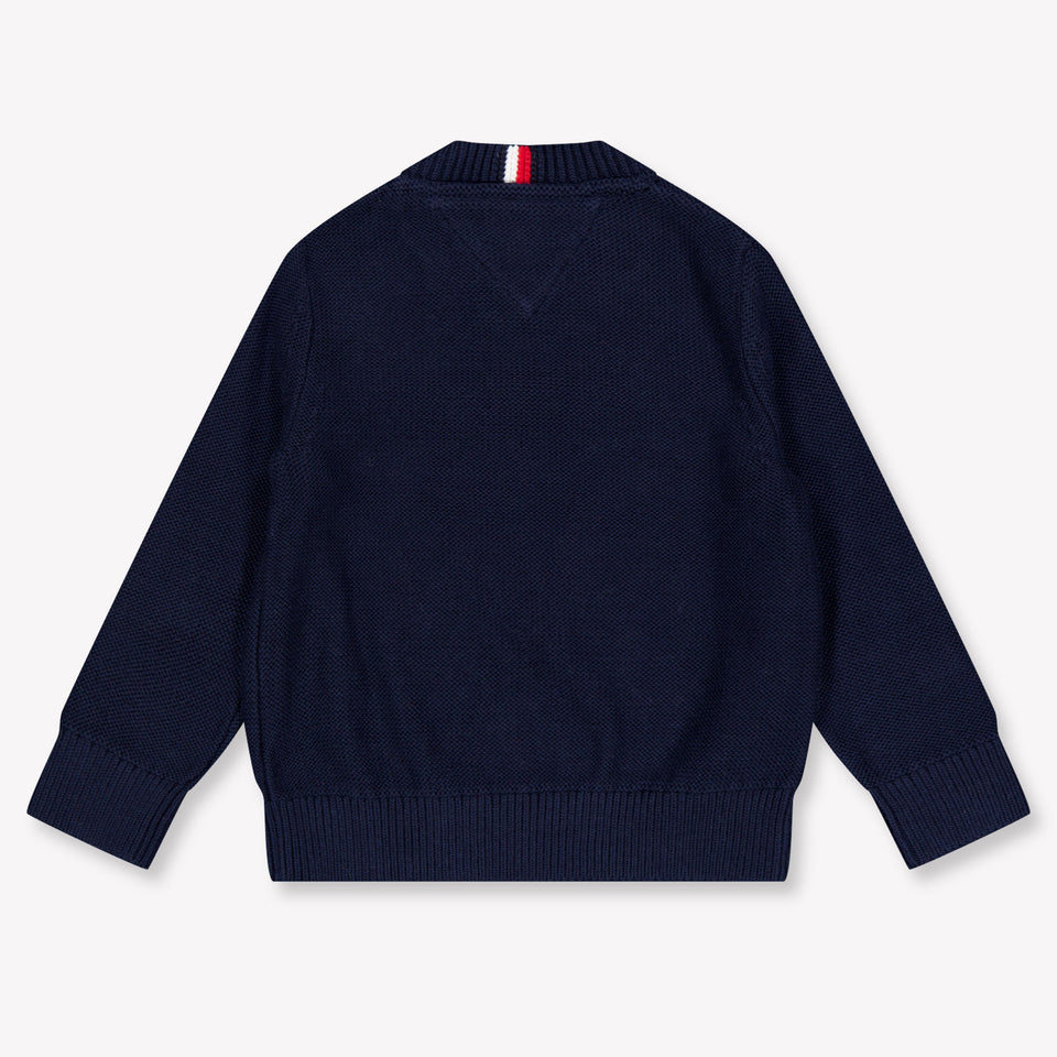 Tommy Hilfiger Baby Jongens Trui In Navy