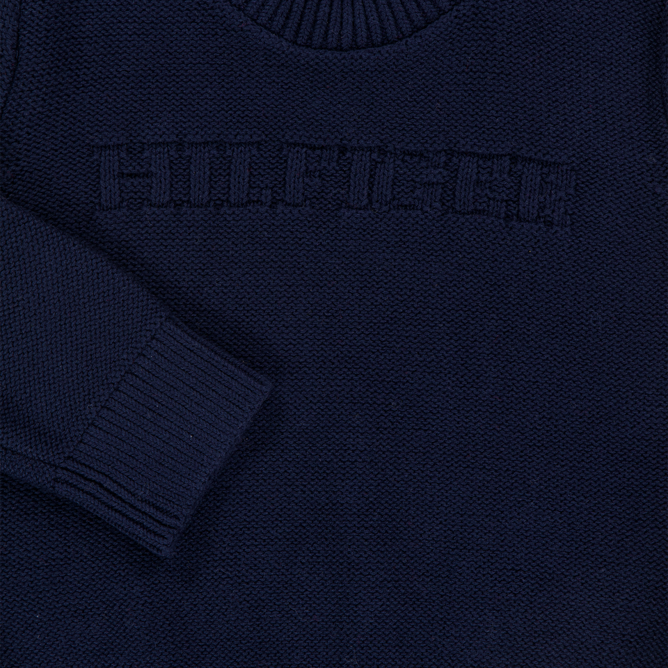 Tommy Hilfiger Baby Jongens Trui In Navy