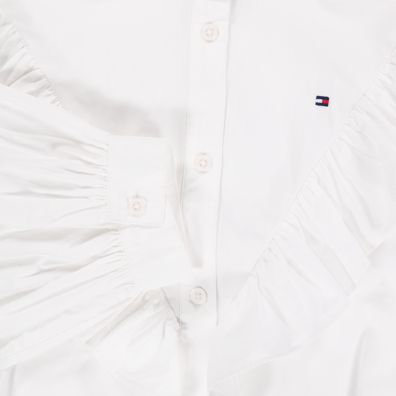 Tommy Hilfiger Kinder Meisjes Blouse In Wit