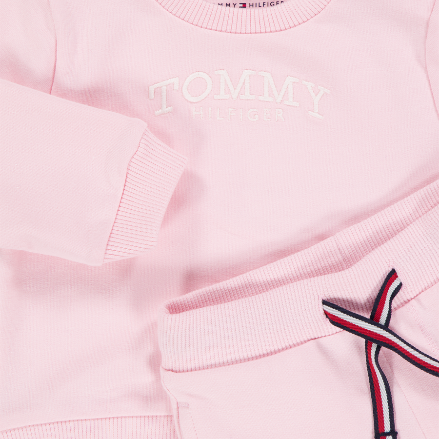 Tommy Hilfiger Baby Unisex Joggingpak In Licht Roze