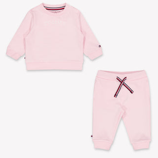 Tommy Hilfiger Baby Unisex Joggingpak In Licht Roze