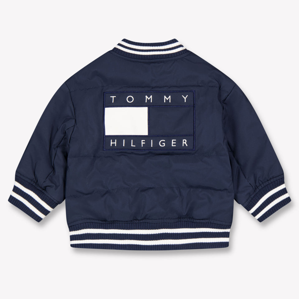 Tommy Hilfiger Baby Jongens Tussenjas In Navy