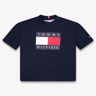 Tommy Hilfiger Baby Jongens T-Shirt In Navy