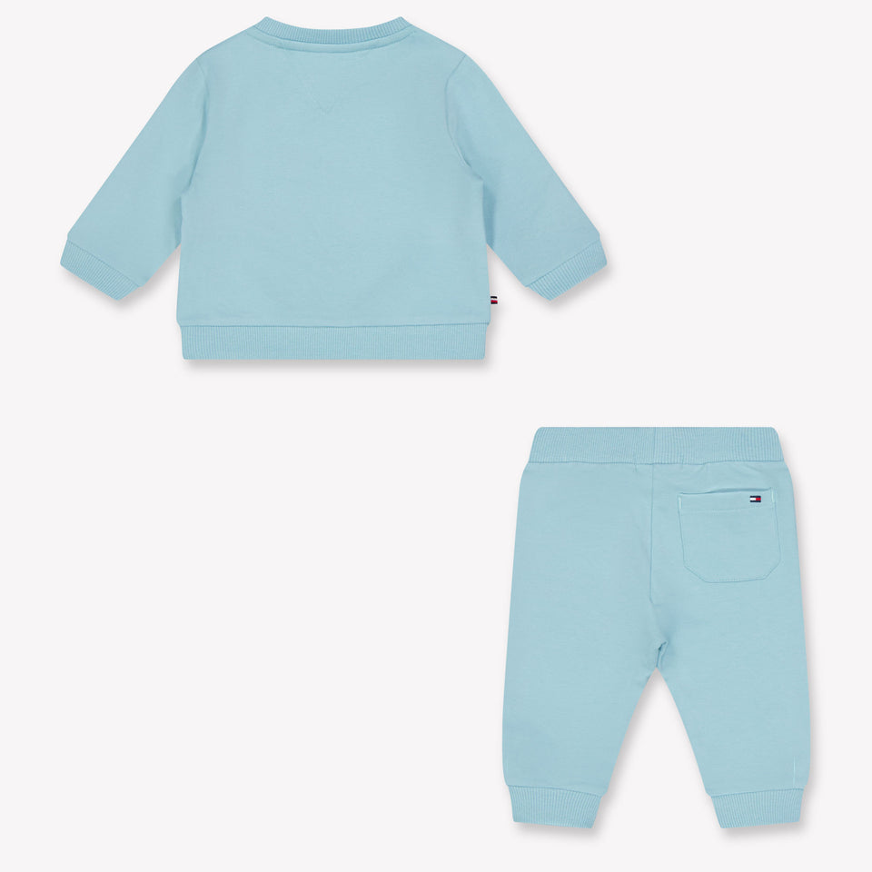Tommy Hilfiger Baby Unisex Joggingpak In Turquoise