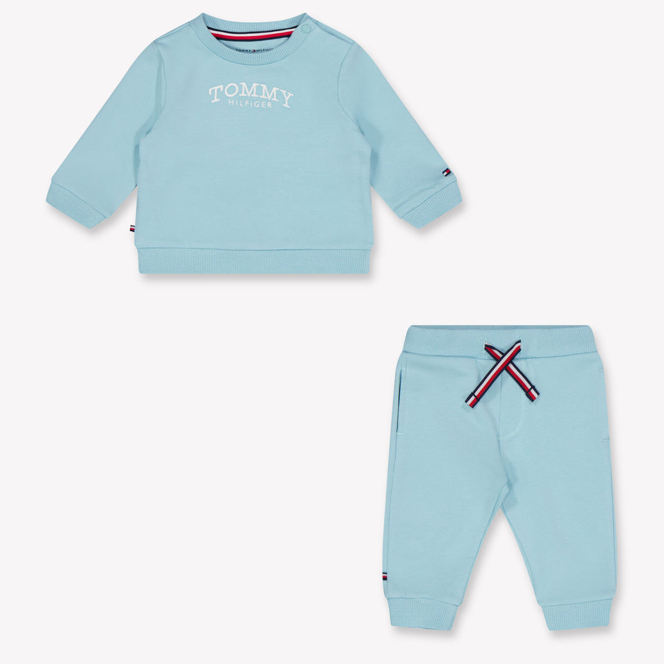 Tommy Hilfiger Baby Unisex Joggingpak In Turquoise