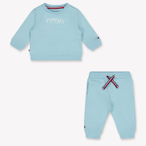 Tommy Hilfiger Baby Unisex Joggingpak In Turquoise