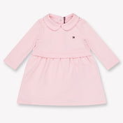 Tommy Hilfiger Baby Meisjes Jurk In Licht Roze
