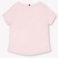 Tommy Hilfiger Baby Meisjes T-Shirt In Licht Roze