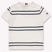 Tommy Hilfiger Baby Jongens T-Shirt In Off White
