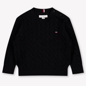 Tommy Hilfiger Baby Jongens Trui In Zwart