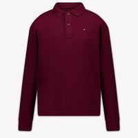 Tommy Hilfiger Kinder Jongens Polo In Bordeaux
